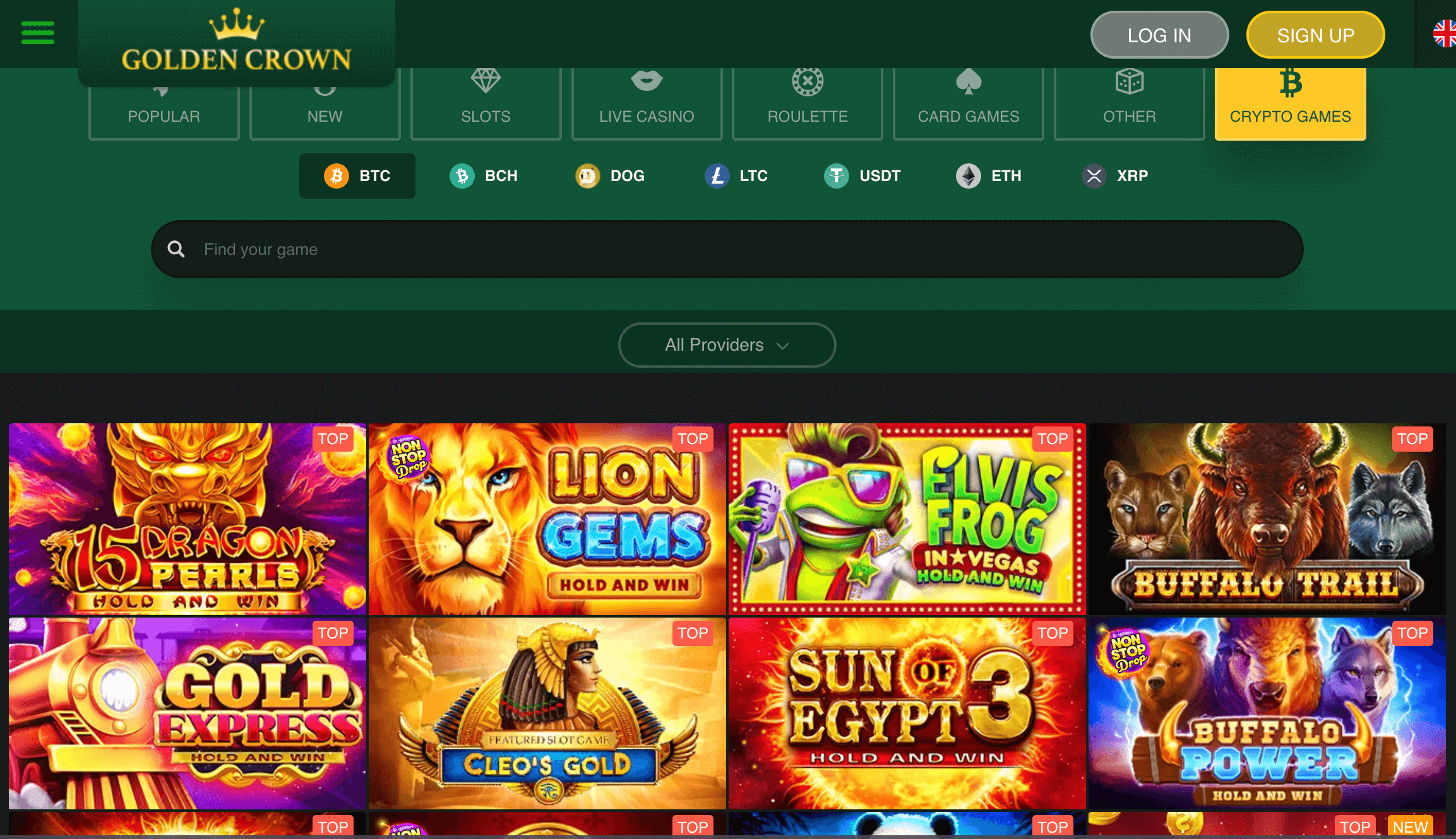 Bitcoin Casinos GoldenCrown