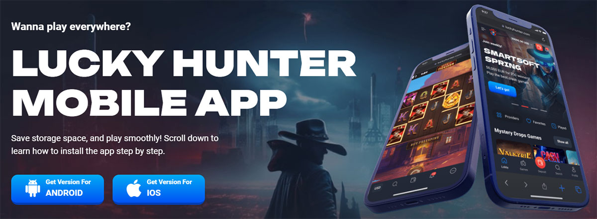 Lucky Hunter Mobile App