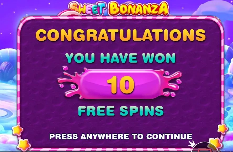 Sweet Bonanza Freespins